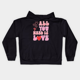 All You Need is Love Packers Kids Hoodie